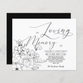 予算悔やみや弔慰メモリ/ありがとう。 (正面/裏面)