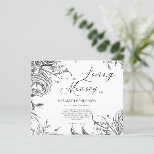 予算悔やみや弔慰メモリ/ありがとう。 (スタンド正面)