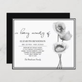 予算悔やみや弔慰メモリ/ありがとう。 (正面/裏面)