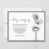 予算悔やみや弔慰メモリ/ありがとう。 (正面)