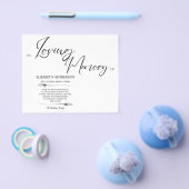 予算悔やみや弔慰メモリ/ありがとう。 チラシ (シングル)