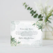 予算悔やみや弔慰ユーカリ葬儀サンキューノート (スタンド正面)