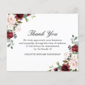 予算悔やみや弔慰レッドピンクフローラありがとう (正面)