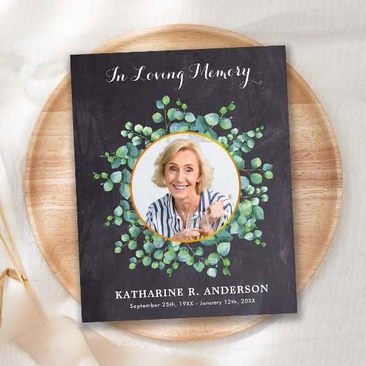 予算悔やみや弔慰葬儀サンキューカードユーカリ