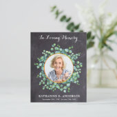 予算悔やみや弔慰葬儀サンキューカードユーカリ (スタンド正面)