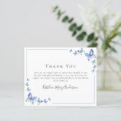 予算悔やみや弔慰蝶の葬儀サンキューノート (スタンド正面)