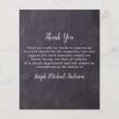 予算悔やみや弔慰4 Photo Collage葬儀ありがとう (裏面)