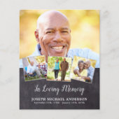 予算悔やみや弔慰4 Photo Collage葬儀ありがとう (正面)