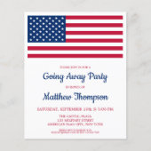 予算愛国的軍隊兵士の行遠くにパーティー (正面)