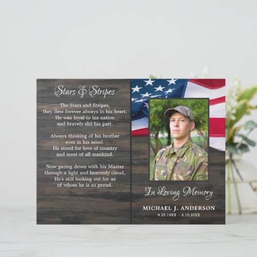 予算慰霊祭の愛国的葬儀プログラム (スタンド正面)