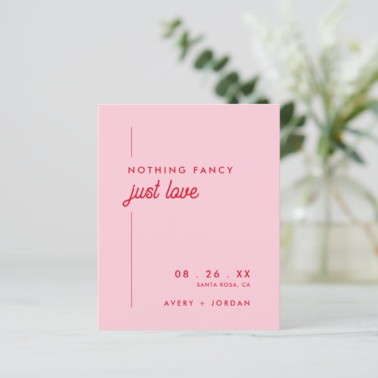 予算我々が駆け落ちたレトロ駆け落ち結婚式招待 (スタンド正面)