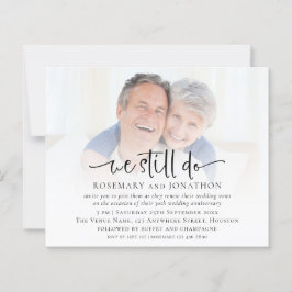 予算我々はまだ写真の誓いの更新記念日を行う