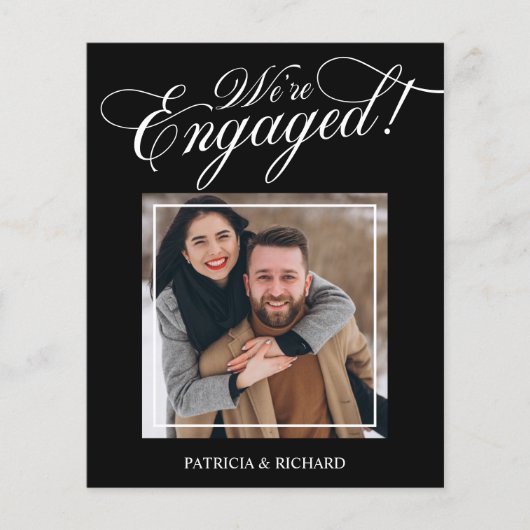 予算我々は写真婚約した婚約発表 (正面)