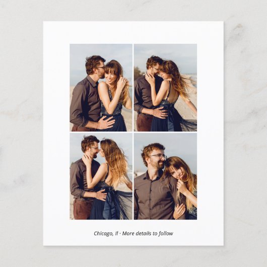 予算我々は婚約婚約した発表 (裏面)