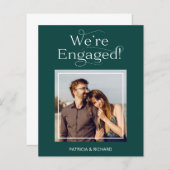 予算我々は婚約婚約した発表 (正面/裏面)