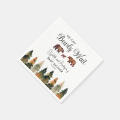 予算我々は心から待つことができる秋赤ちゃんシャワー スタンダードカクテルナプキン (角)