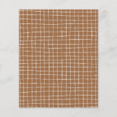 予算我々は心から待つことができる金ゴールドフォレストの赤ちゃんシャワー (裏面)