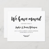 予算我々は新しい家を動かす発表を移動した (正面/裏面)