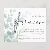 予算我々は永久ユーカリの日付に決救めた (正面)