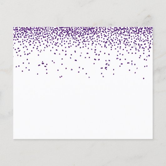 予算我々は永遠にパープルグリッター日を決定救した (裏面)