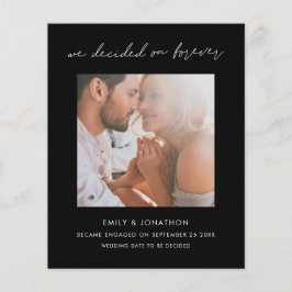 予算我々は永遠にフォトブラック婚約