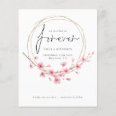 予算我々は永遠に決めたフローラ日付を保存 (正面)