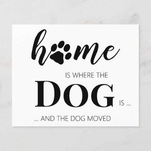 予算我々は犬を動かす発表を移動した (正面)