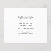 予算我々は移動したペットの動く告知カード (裏面)