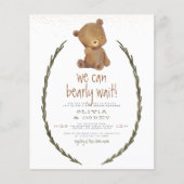 予算我々はbearly待ちクマと金ゴールド赤ちゃんシャワー (正面)