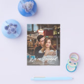 予算我々はV写真婚約したバッファローチェック チラシ (シングル)