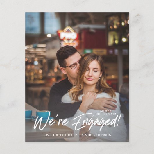 予算我々はV写真婚約したバッファローチェック チラシ (正面)