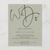 予算我々ソフトセージQRコード結婚式の招待をする (正面)