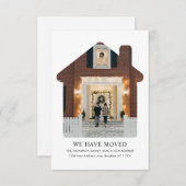 予算我々ミニマルは新しいホームフォト移動を移動 ノートカード (正面/裏面)