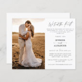 予算我々結び付け結び目1写真ポスト結婚披露宴 (正面/裏面)