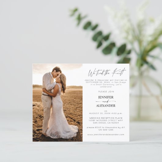 予算我々結び付け結び目1写真ポスト結婚披露宴 (スタンド正面)