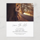 予算手書きの写真を結婚保存 (裏面)