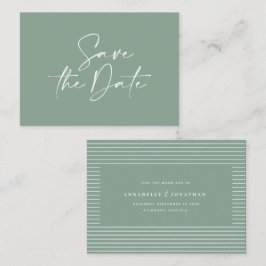 予算手書きタイポグラフィ結婚の発表 ノートカード