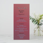 予算披露宴アーストーン赤素晴らし値Fab メニュー (スタンド正面)