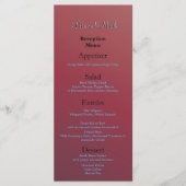 予算披露宴アーストーン赤素晴らし値Fab メニュー (正面)