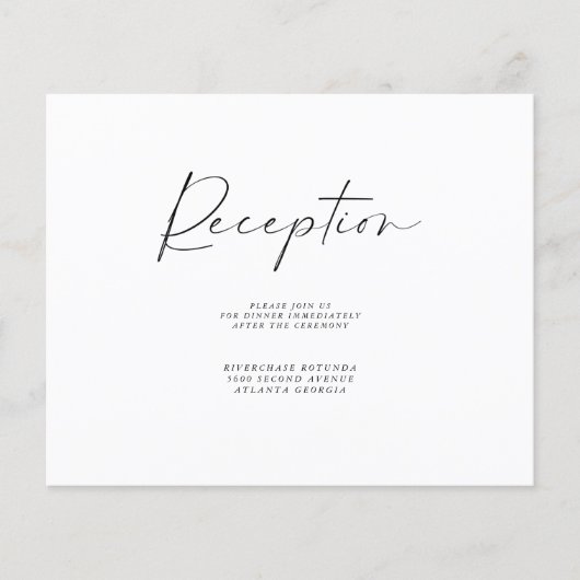 予算披露宴情報の挿入 チラシ (正面)