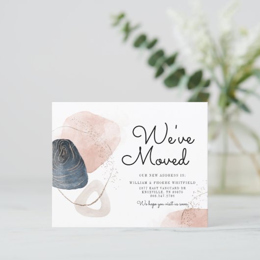 予算抽象芸術の新しい住所の引越しのお知らせ (スタンド正面)