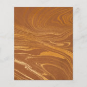 予算抽象芸術アート金ゴールド婚約パーティ招待状 (裏面)