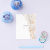 予算抽象芸術日付フライヤーの保存 チラシ (シングル)