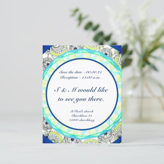 予算招待状 (スタンド正面)