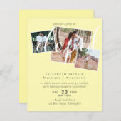 予算支出招待状PHOTO Collage (正面/裏面)