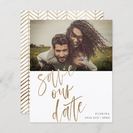 予算救日付金ゴールド書フェイクと写真 (正面/裏面)