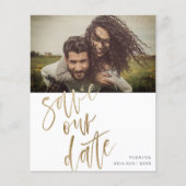 予算救日付金ゴールド書フェイクと写真 (正面)