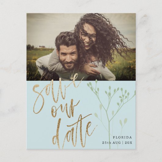 予算救日付金ゴールド書フェイクと写真 (正面)