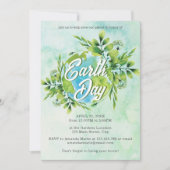 予算救済救地球の地球の日 招待状 (正面)