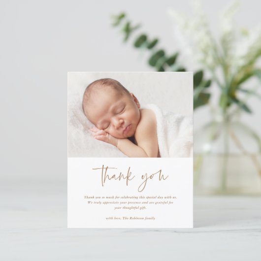 予算教書宗教洗礼サンキューカード (スタンド正面)